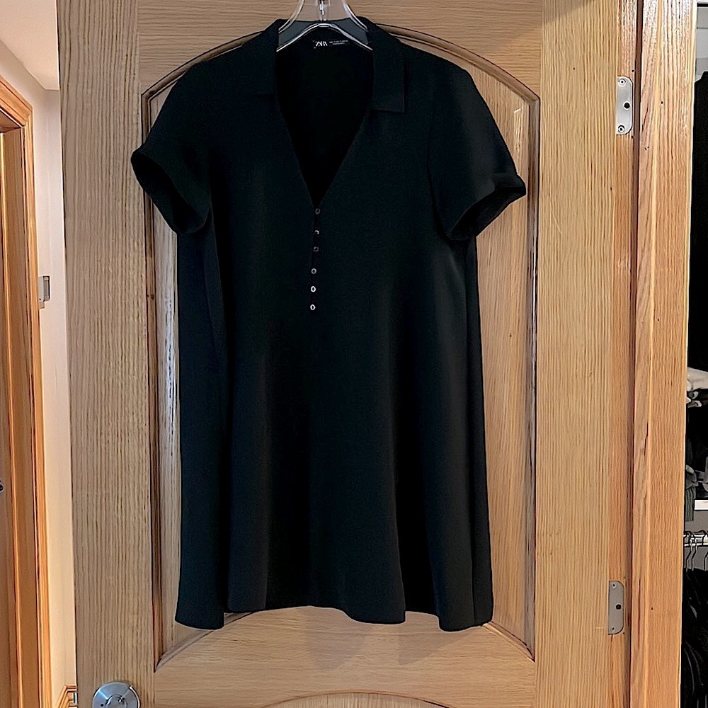 Zara Dress, Size S, Black, Like New, Worn Once.